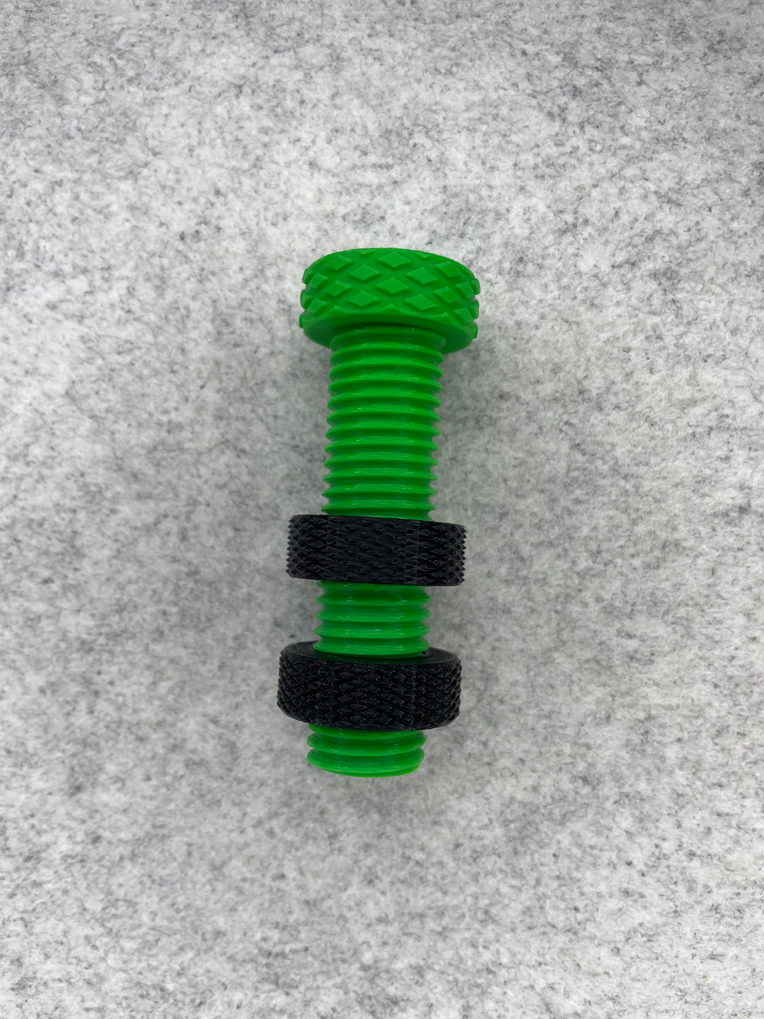 Bolt with various textures