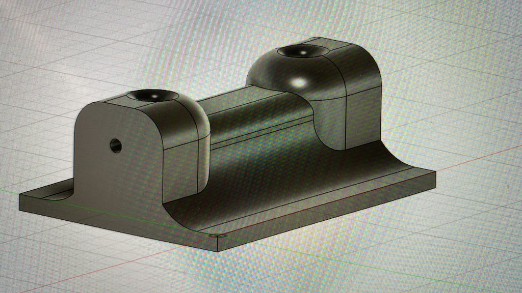 supporto per body a telaio per scx10 2 o cloni