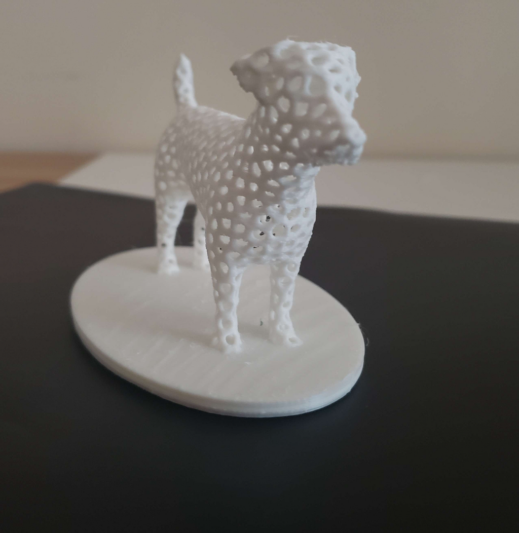 Voronoi Dog Sculpture!