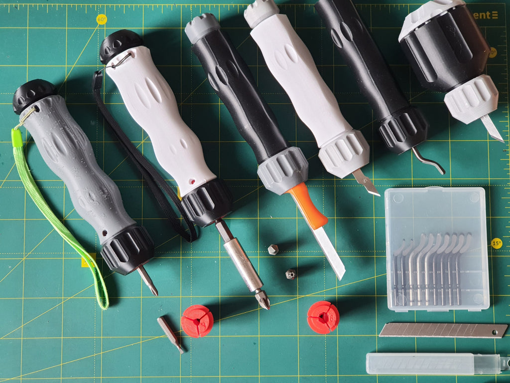 Universal ergonomic screwdriver V2