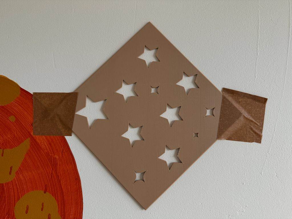 Stars stencil