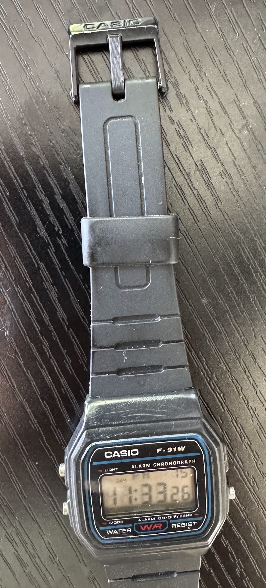 Latch for Casio F-91W watch