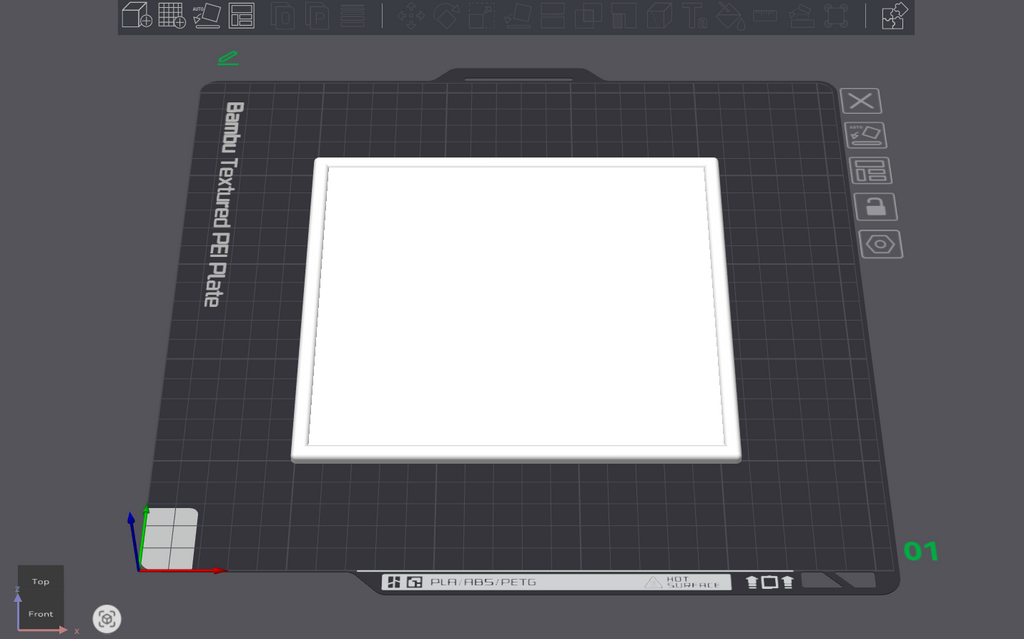 6.25" x 6.25" Blank Sign