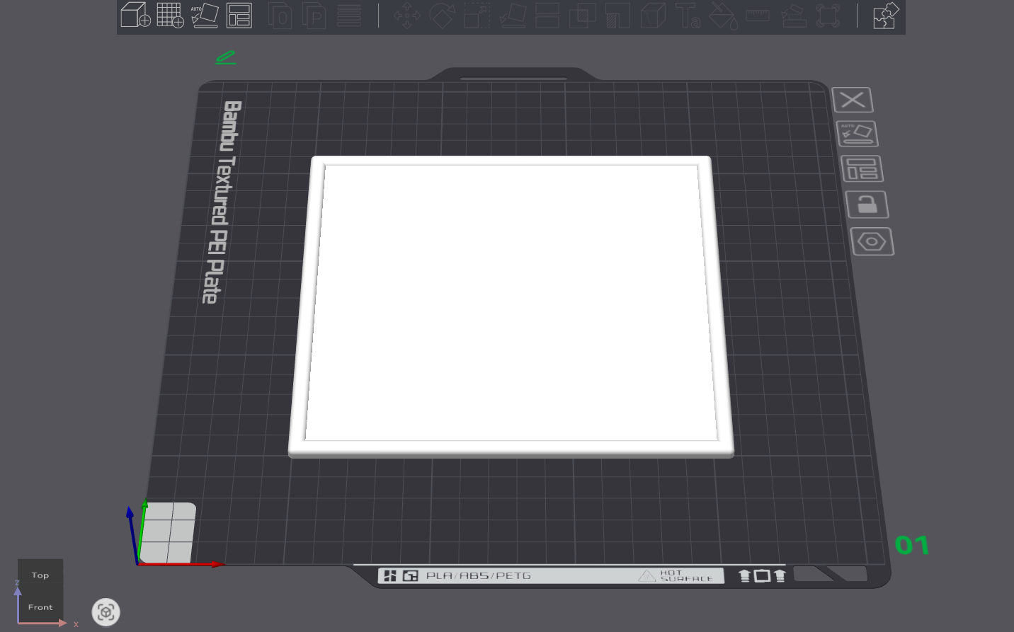 6.25" x 6.25" Blank Sign