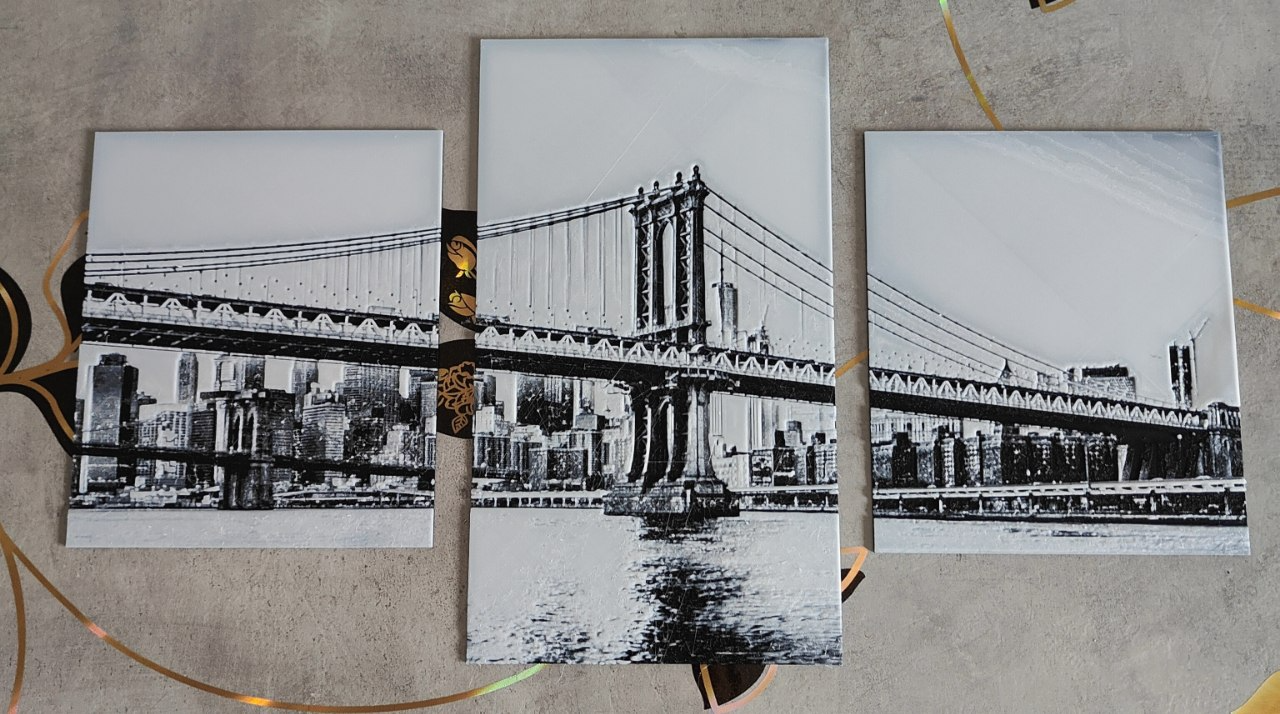New York Brooklyn Bridge Hueforge