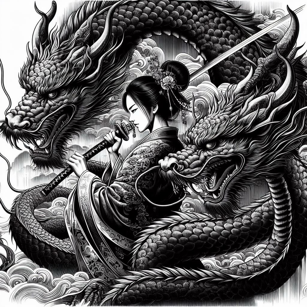 Dragon Chino Hueforge