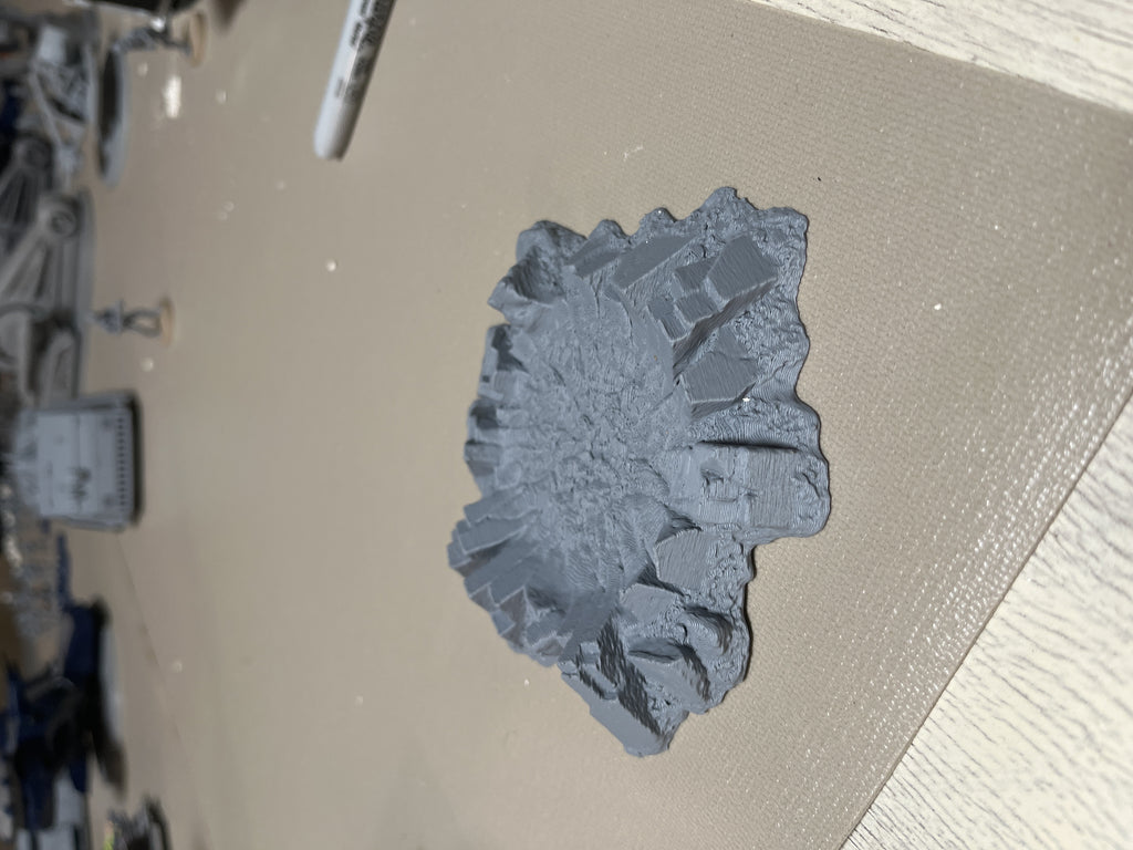 Crater Terrian peace for wargame