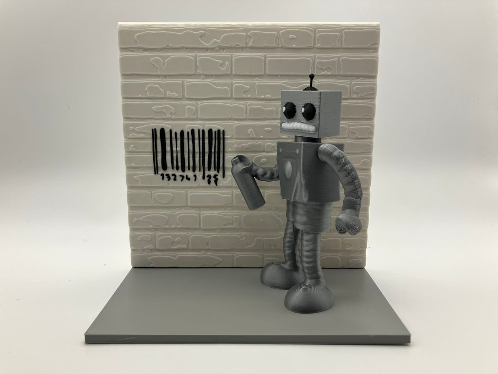 Tagging Robot Diorama