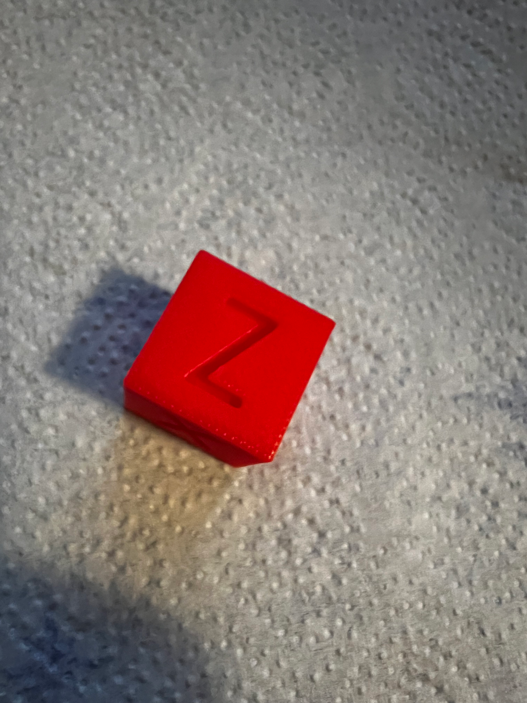 Test Cube xyz Calibration