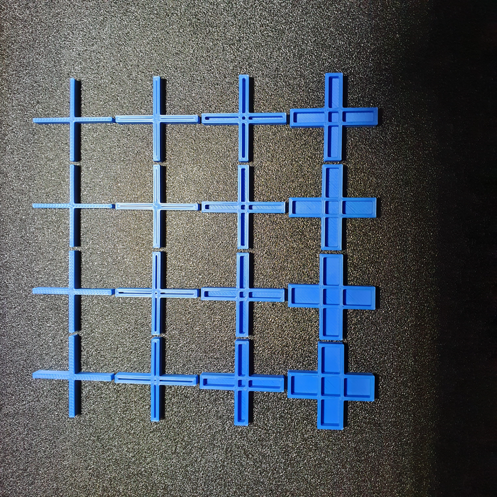 Tile Spacers - 16 sizes 1 - 12 mm