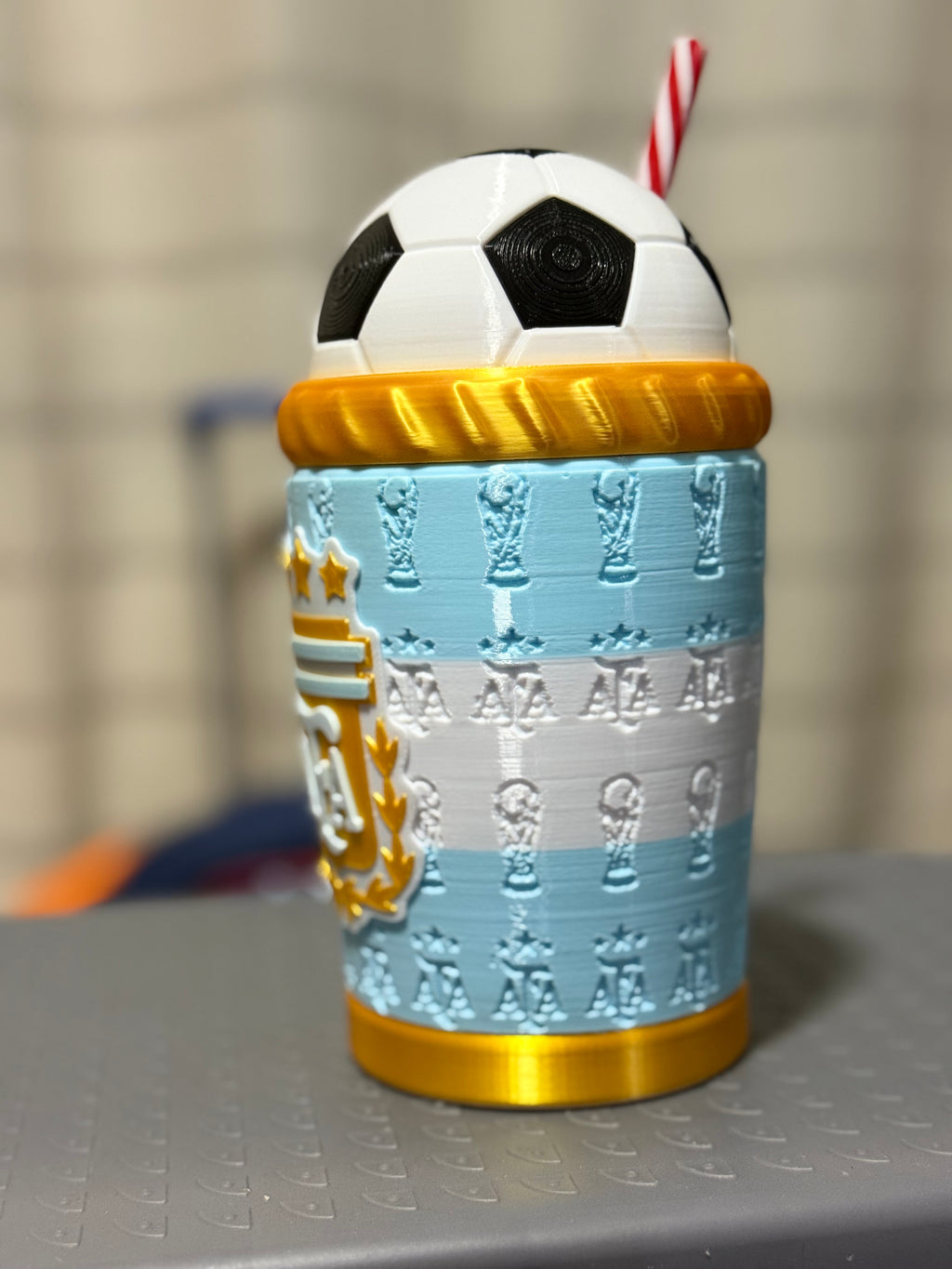 Vaso Milkshake AFA (Tapa Pelota)