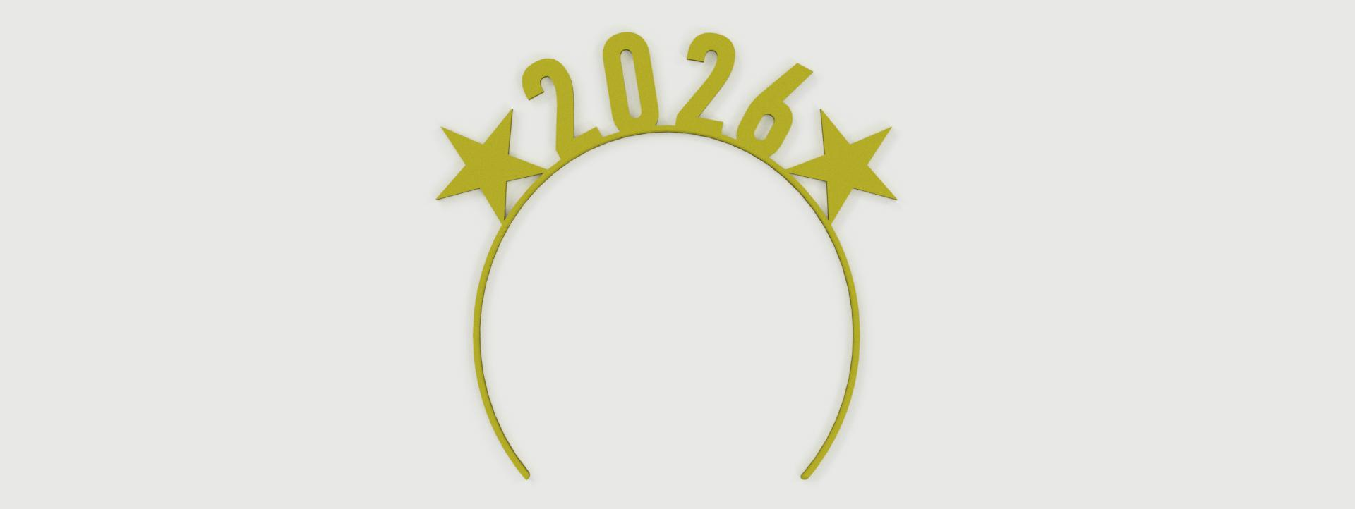 Headband New Year 2026
