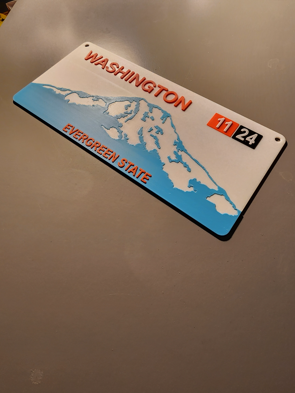 Washington State License Plate