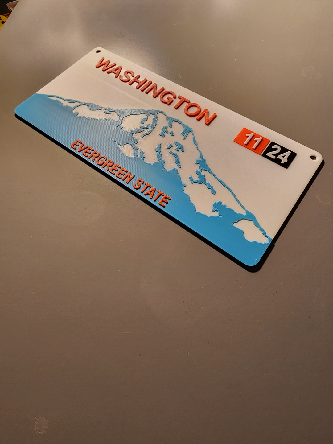 Washington State License Plate