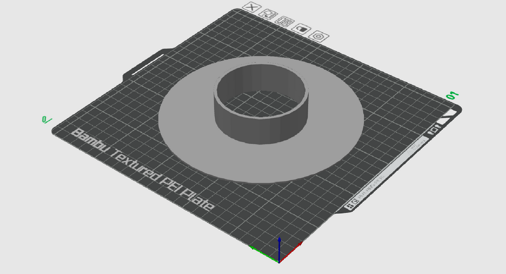 Spool for filament (bottom)