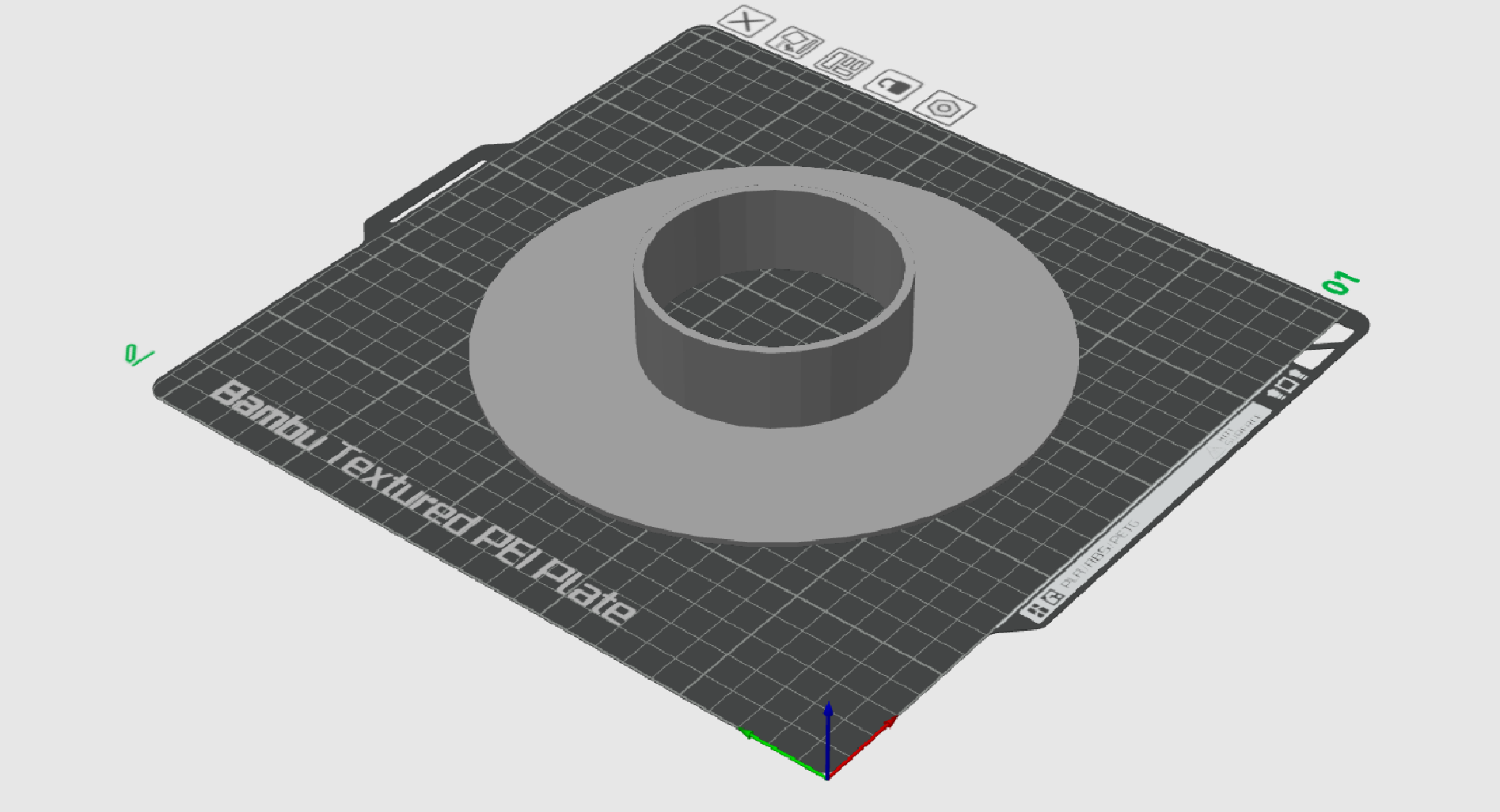 Spool for filament (bottom)