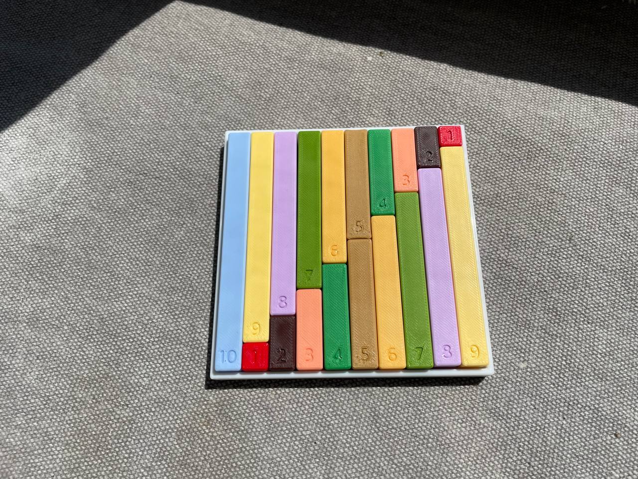 Montessori counting blocks