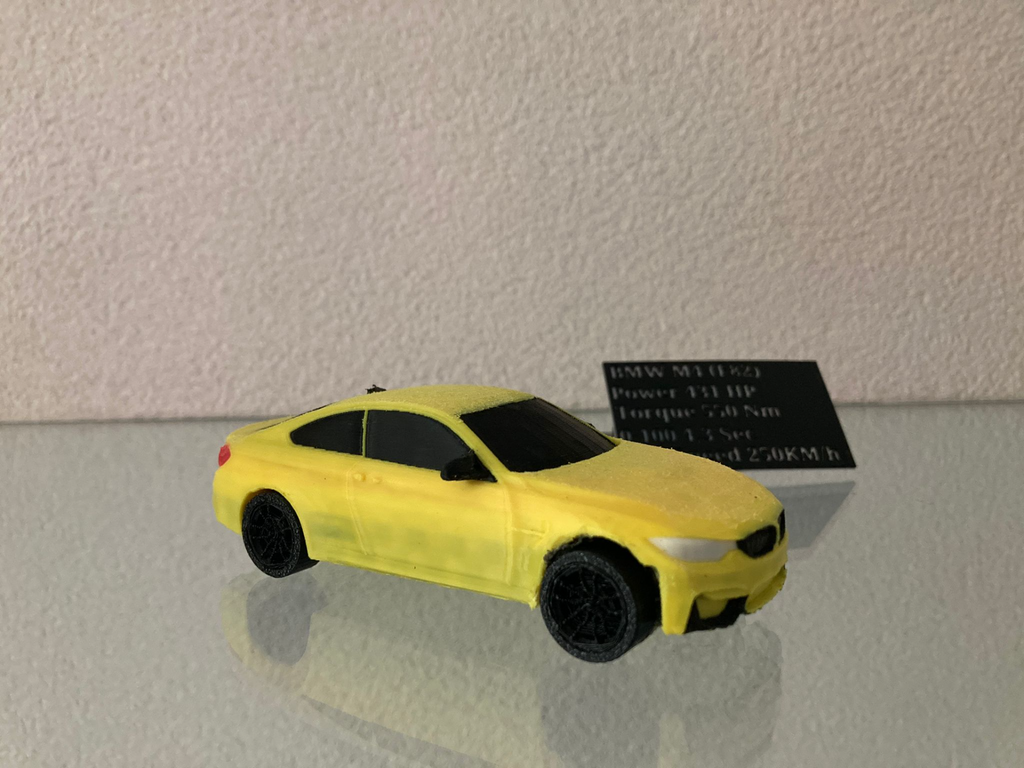 BMW m4 f82 with stand