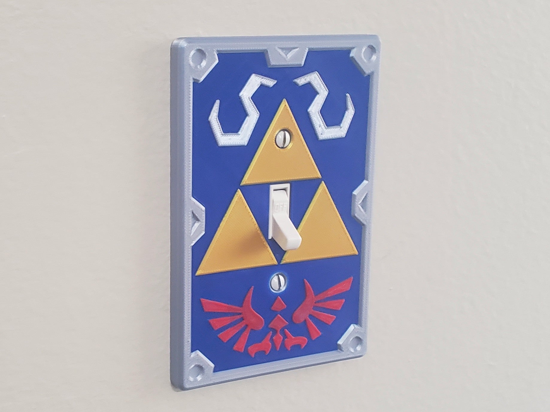 Zelda Triforce Light Switch Cover