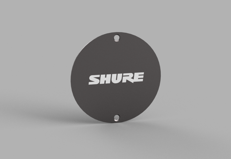 Custom Shure SM7B Custom backplate