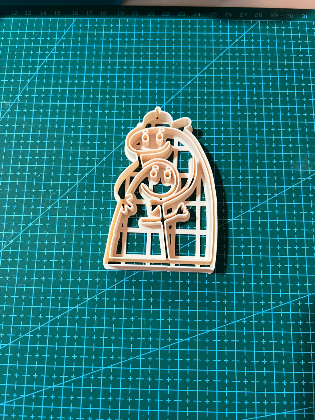 Cortador de galleta flork papa e hijo