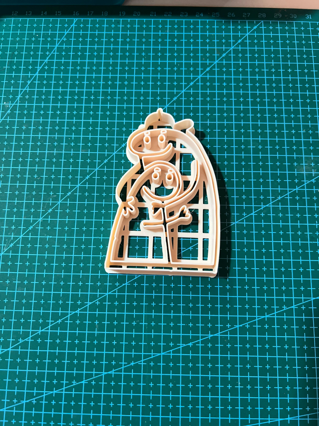 Cortador de galleta flork papa e hijo