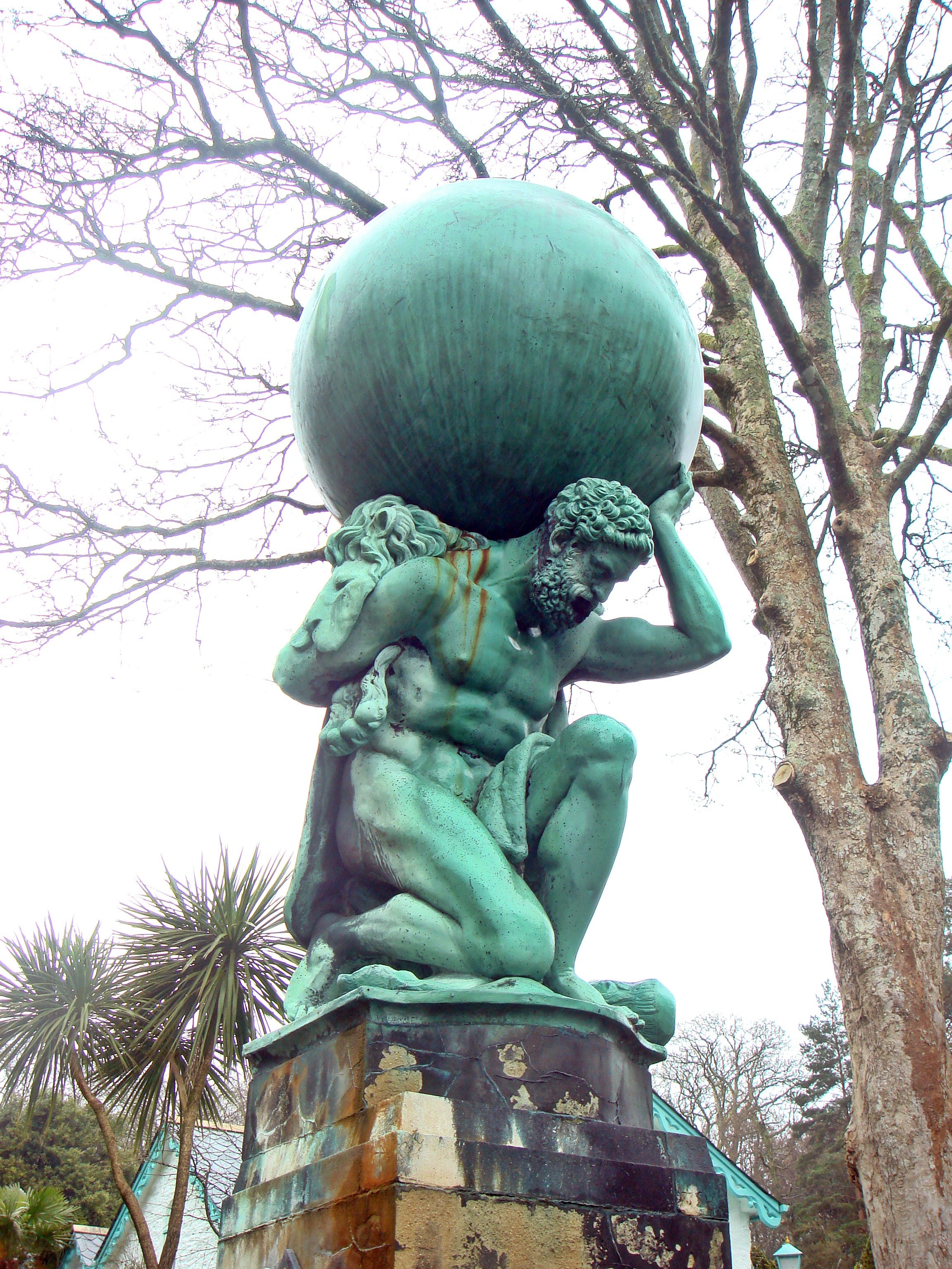 Hercules/Atlas holding up the sky