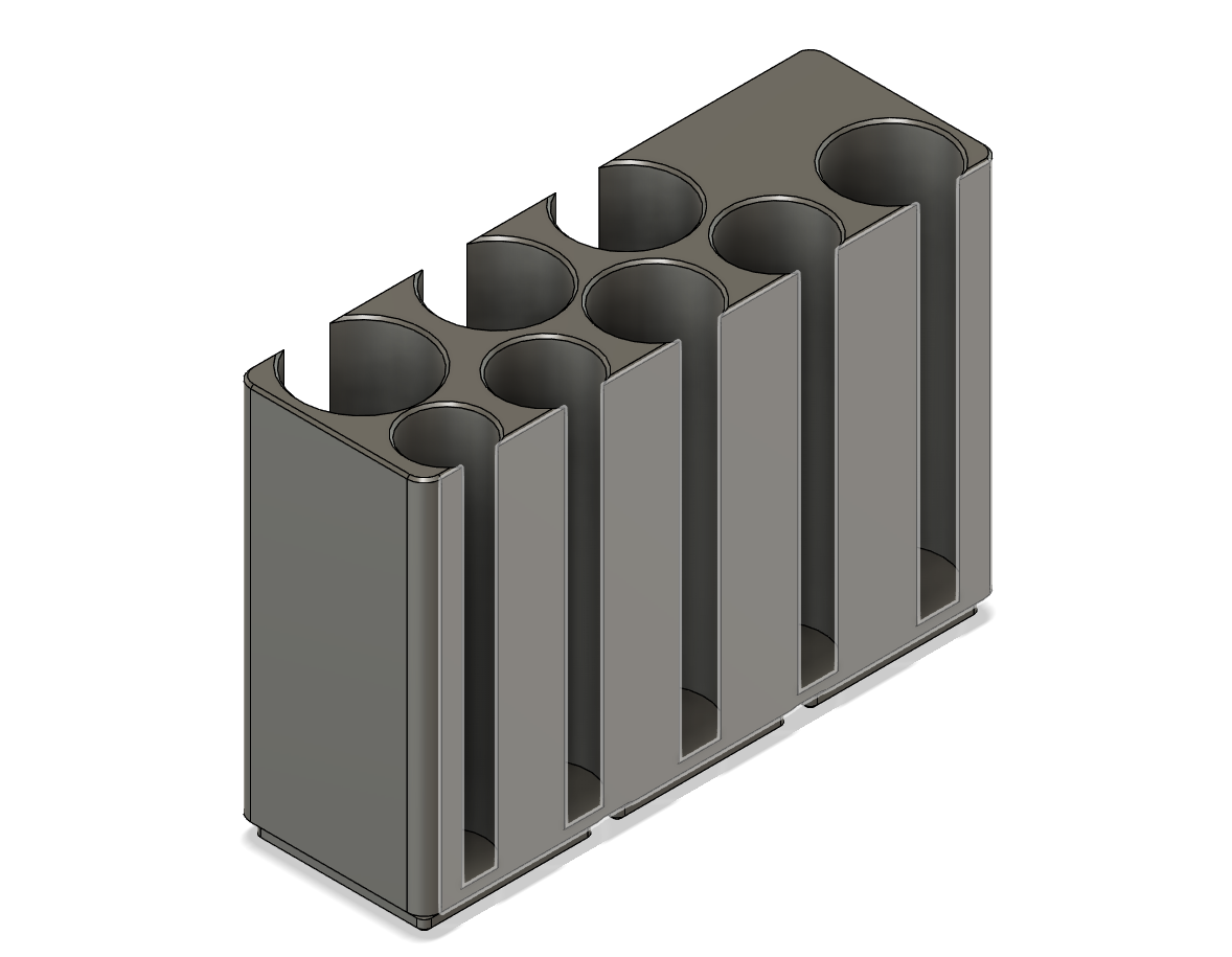 Gridfinity Coin organizer (Euros)