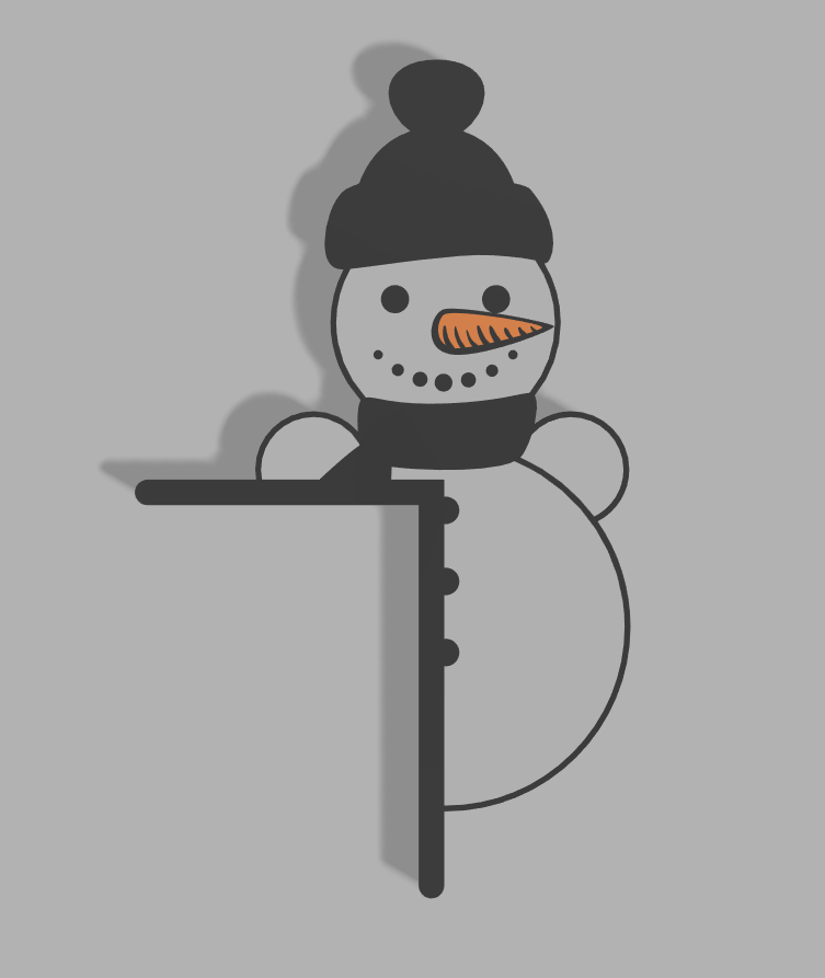 Snowman Door Corner