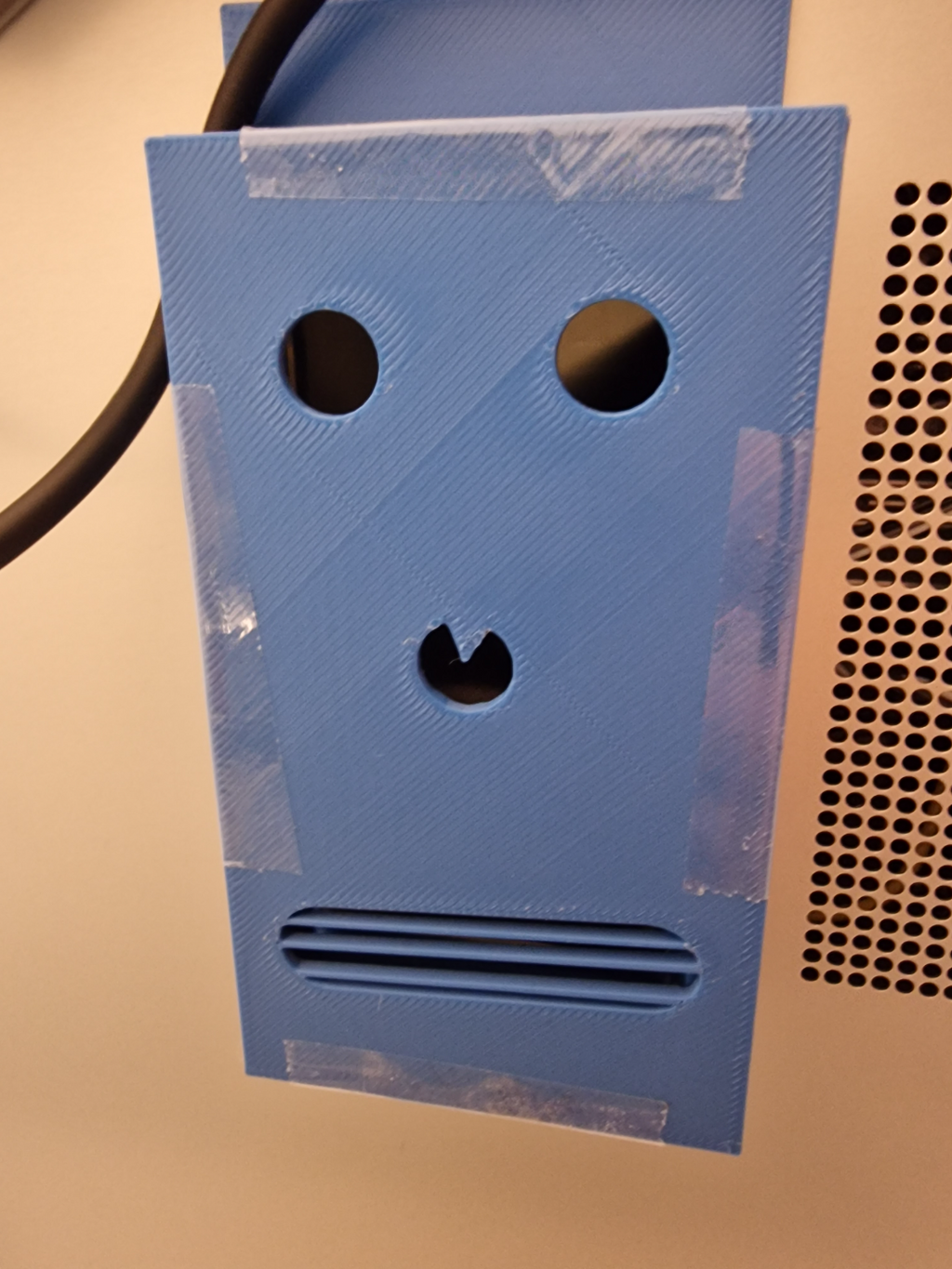 A part for filament purge storage and an art piece