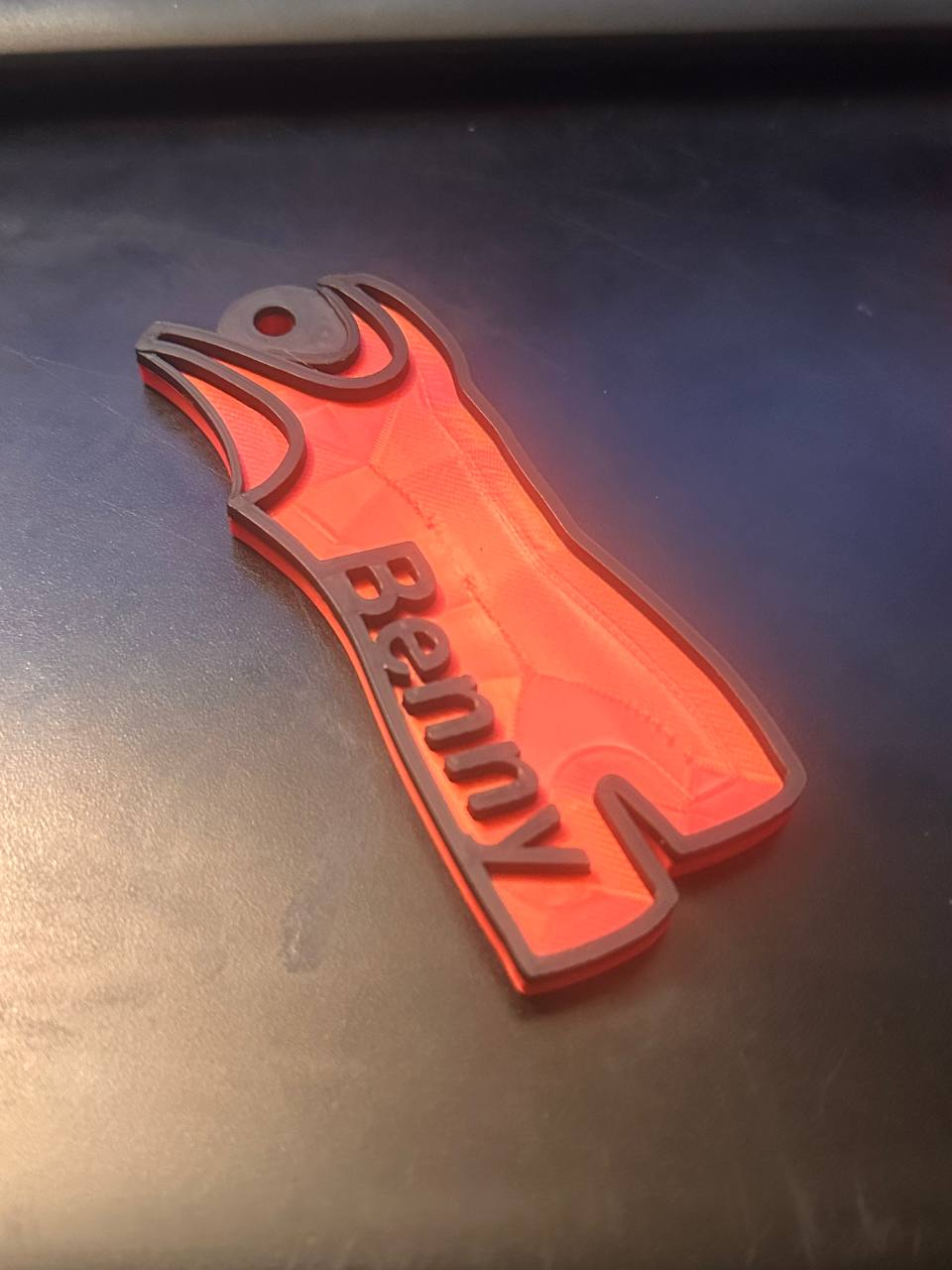 Wrestling Singlet Keychain with Name