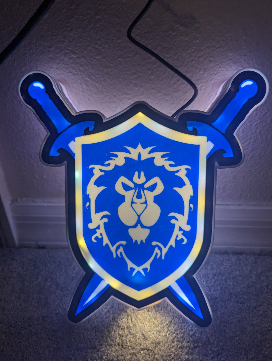 WoW Alliance coat of arms light - World of Warcraft