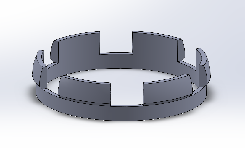 HANSA plastic mounting ring