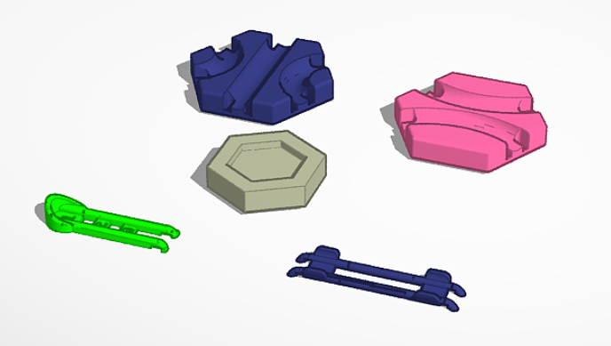 Gravitrax pieces.