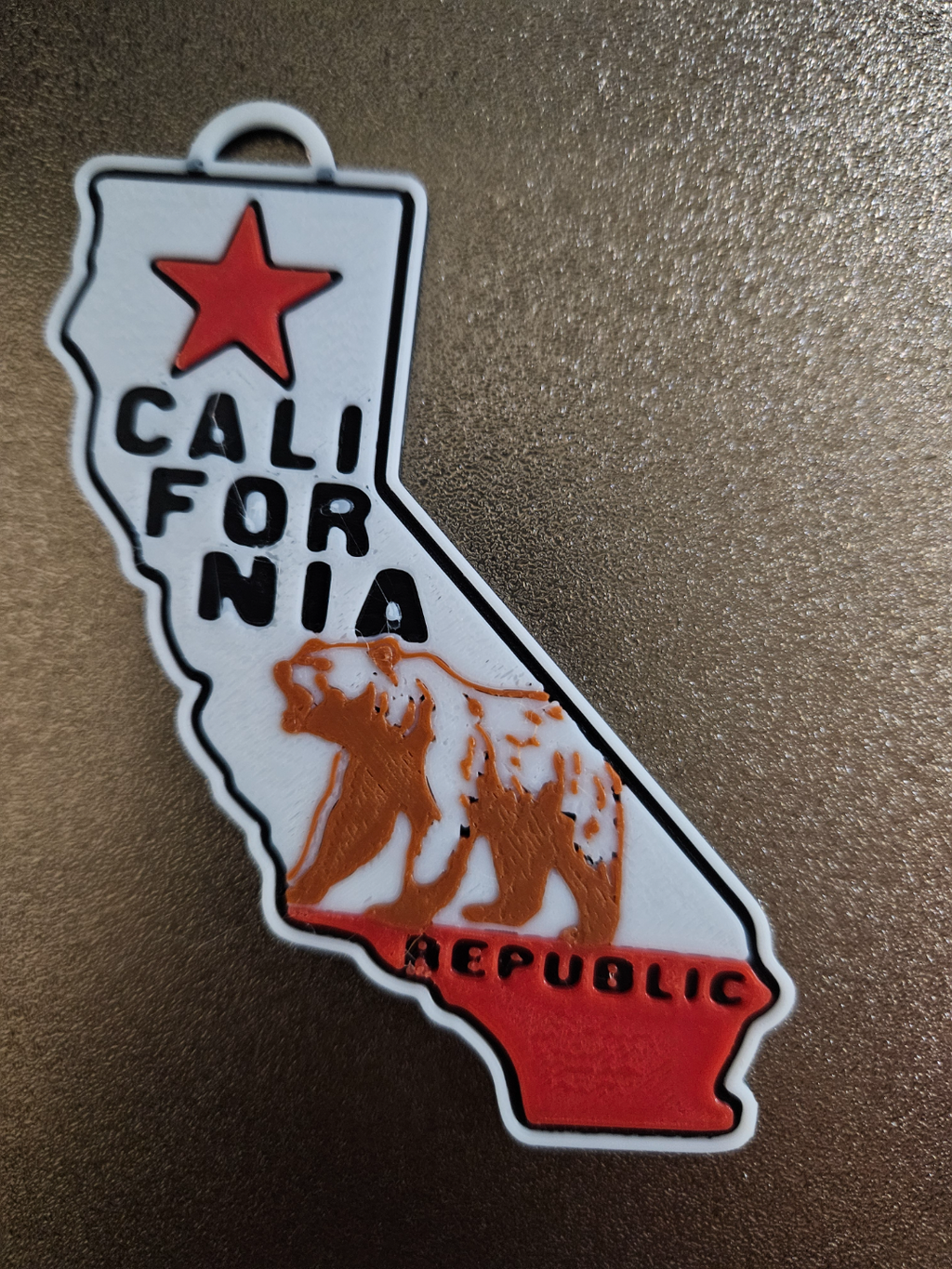 California Bundle Keychain Earring Necklace Plaque