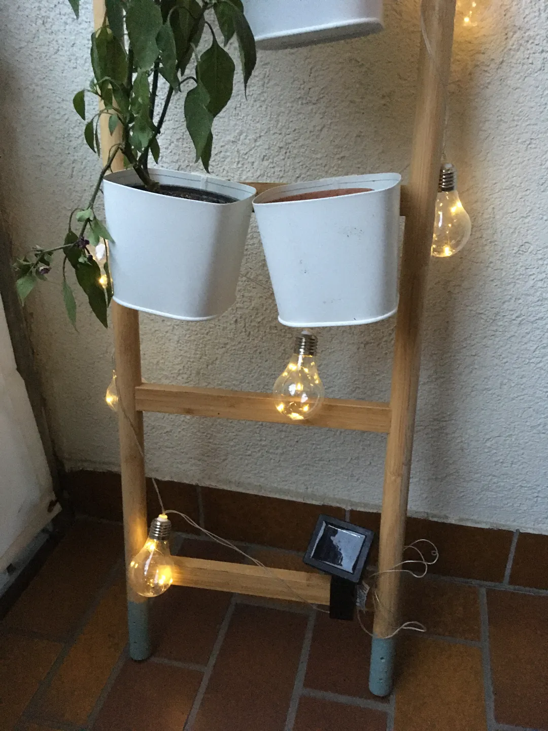 Solarpanel Bracket for fairy light chain