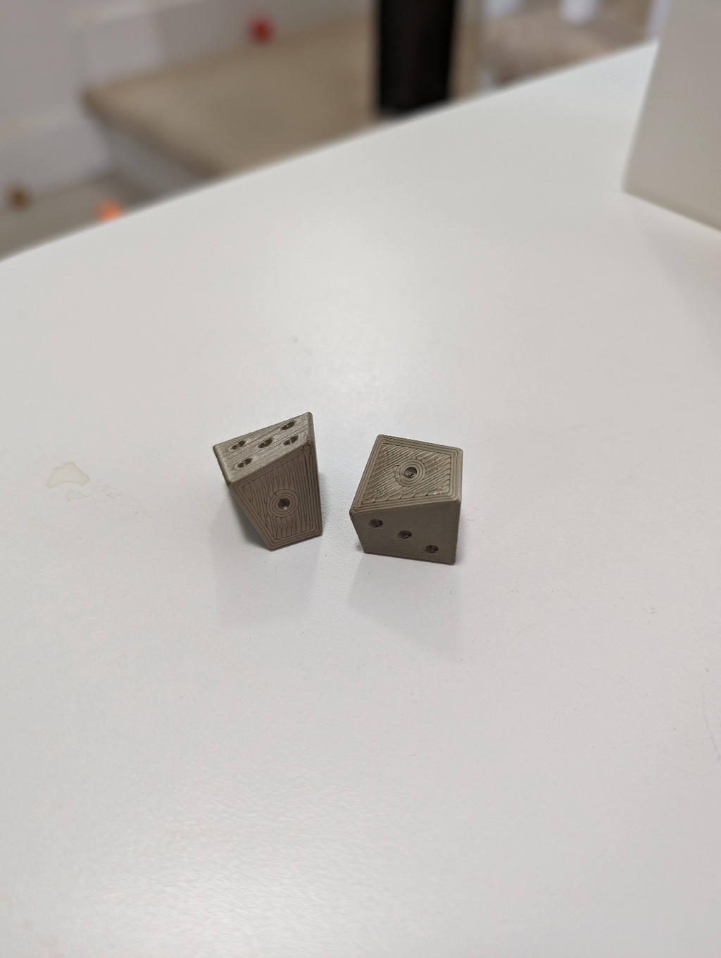 Skew Dice: The least symmetric fair D6s you can make!