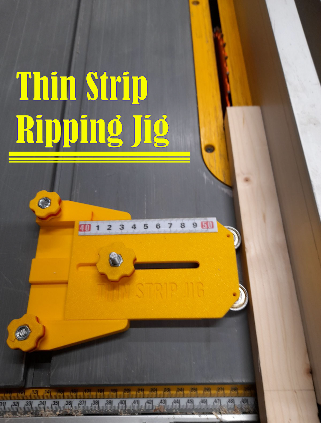 Thin Rip Table Saw Jig Dewalt