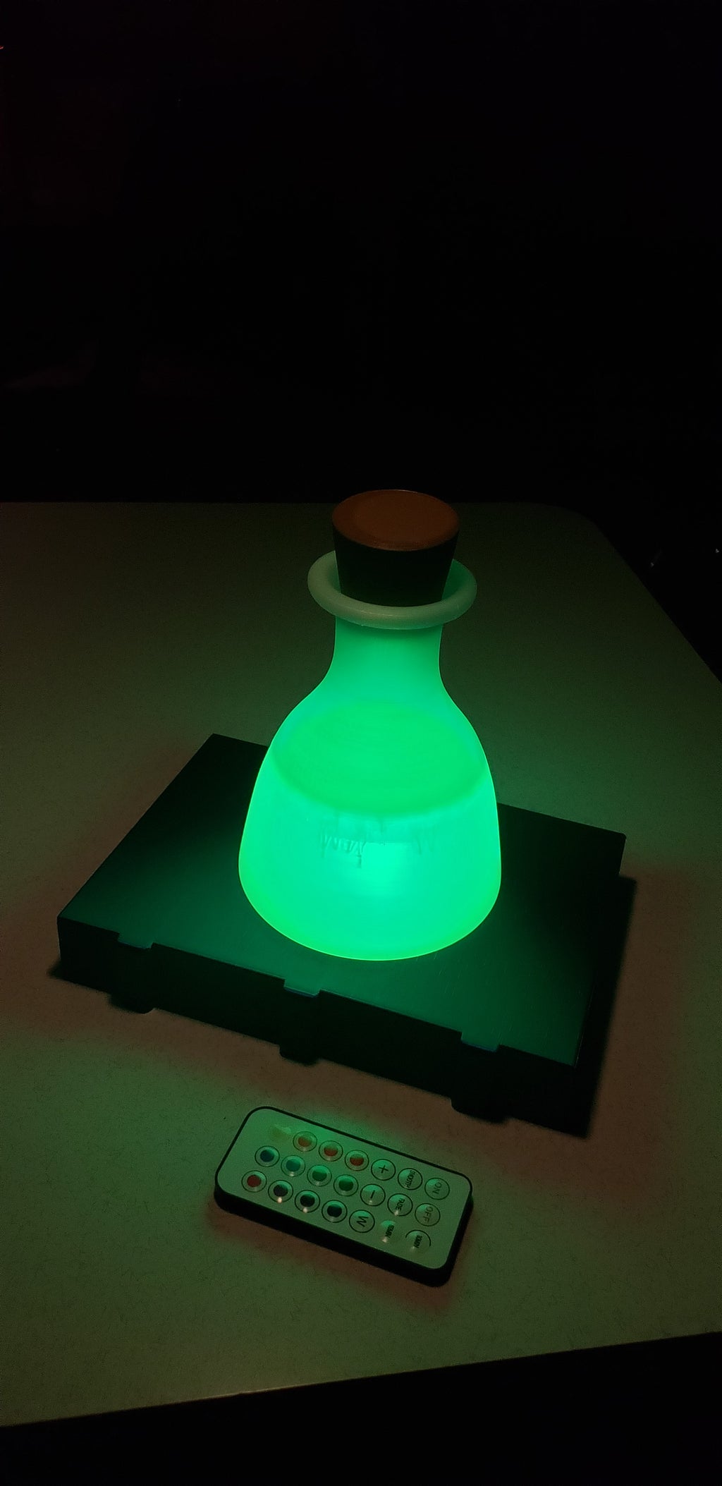 Magic potion bottle light and Book