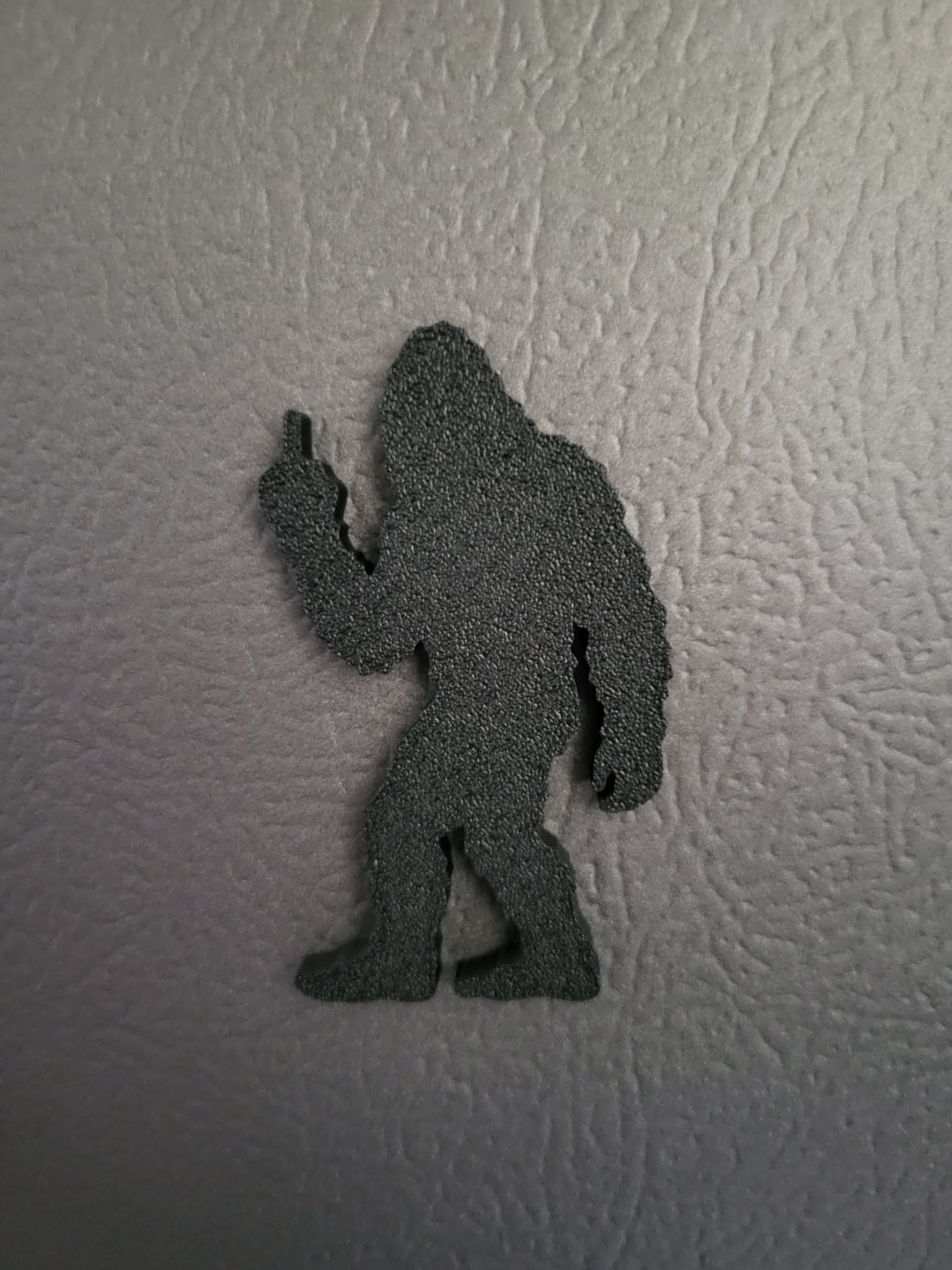 Bigfoot "Middle Finger" Magnet