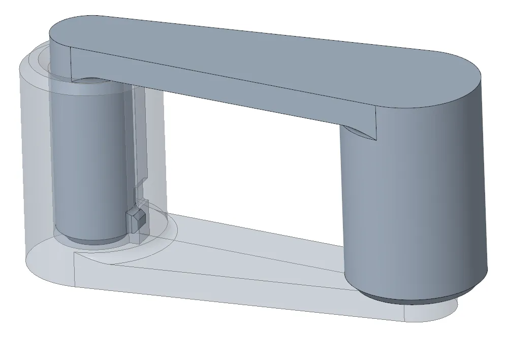Simple notebook stand with lock in feature