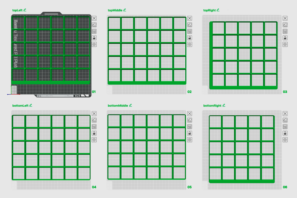 Gridfinity Baseplates for IKEA Malm Chest 80x48cm