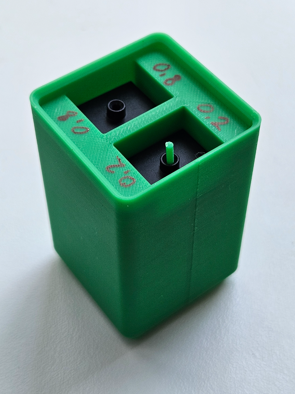 Gridfinity A1 Series Hotend Storage, relaxed fit