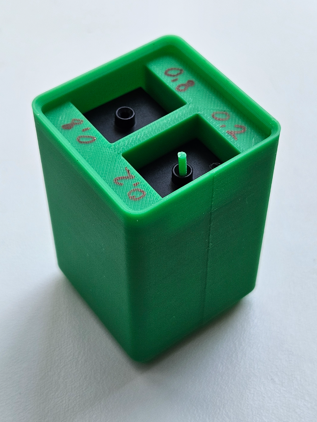 Gridfinity A1 Series Hotend Storage, relaxed fit