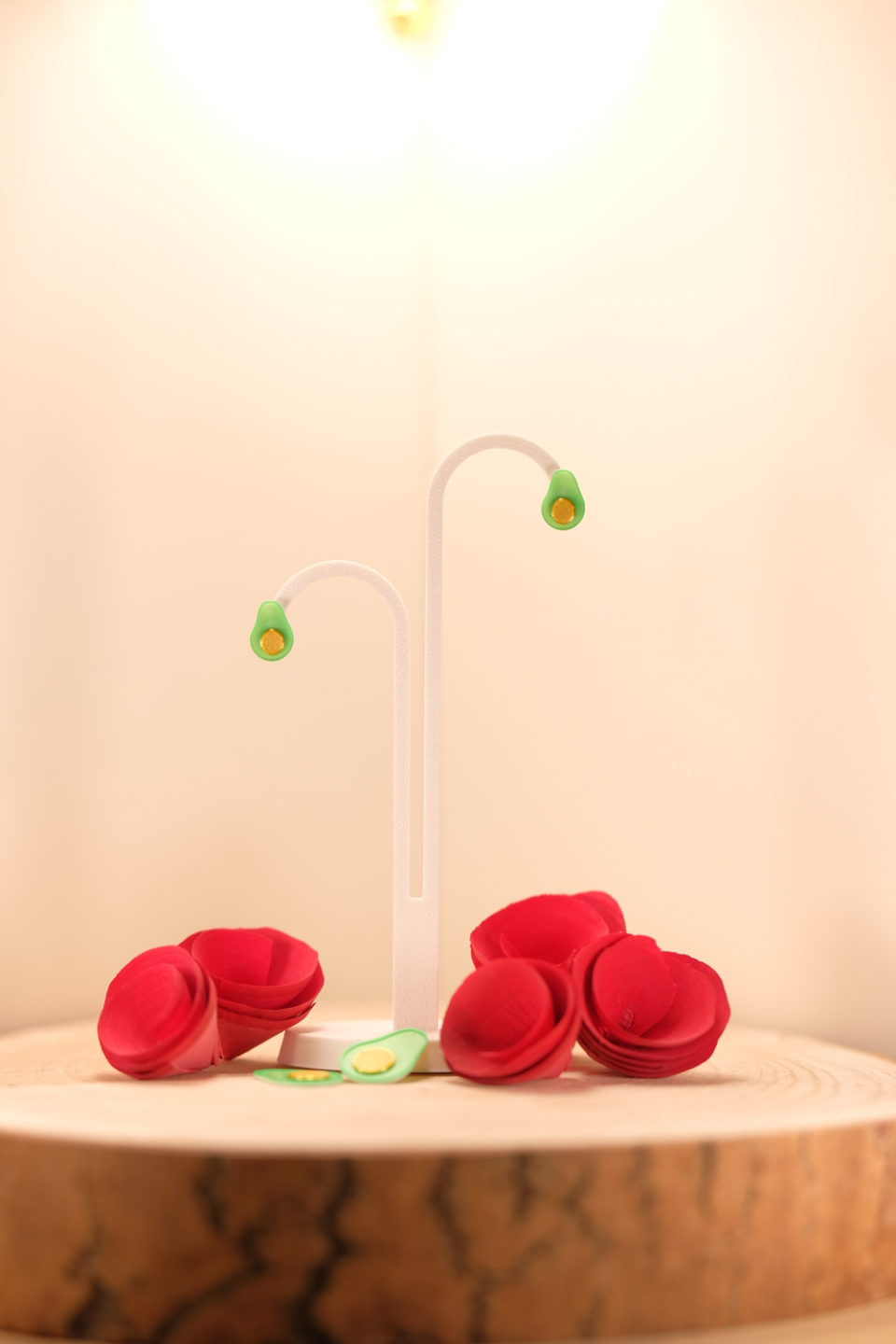 Avocado earrings - stud and pendants
