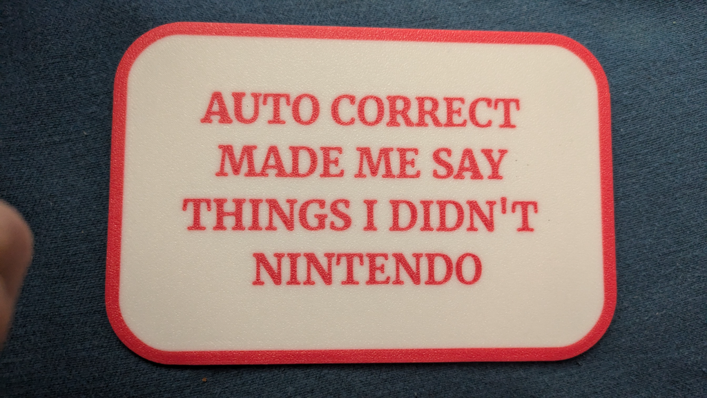 Auto Correct Sign