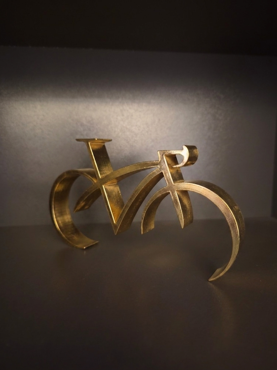 Scultura Bicicletta Minimalista - Astratta