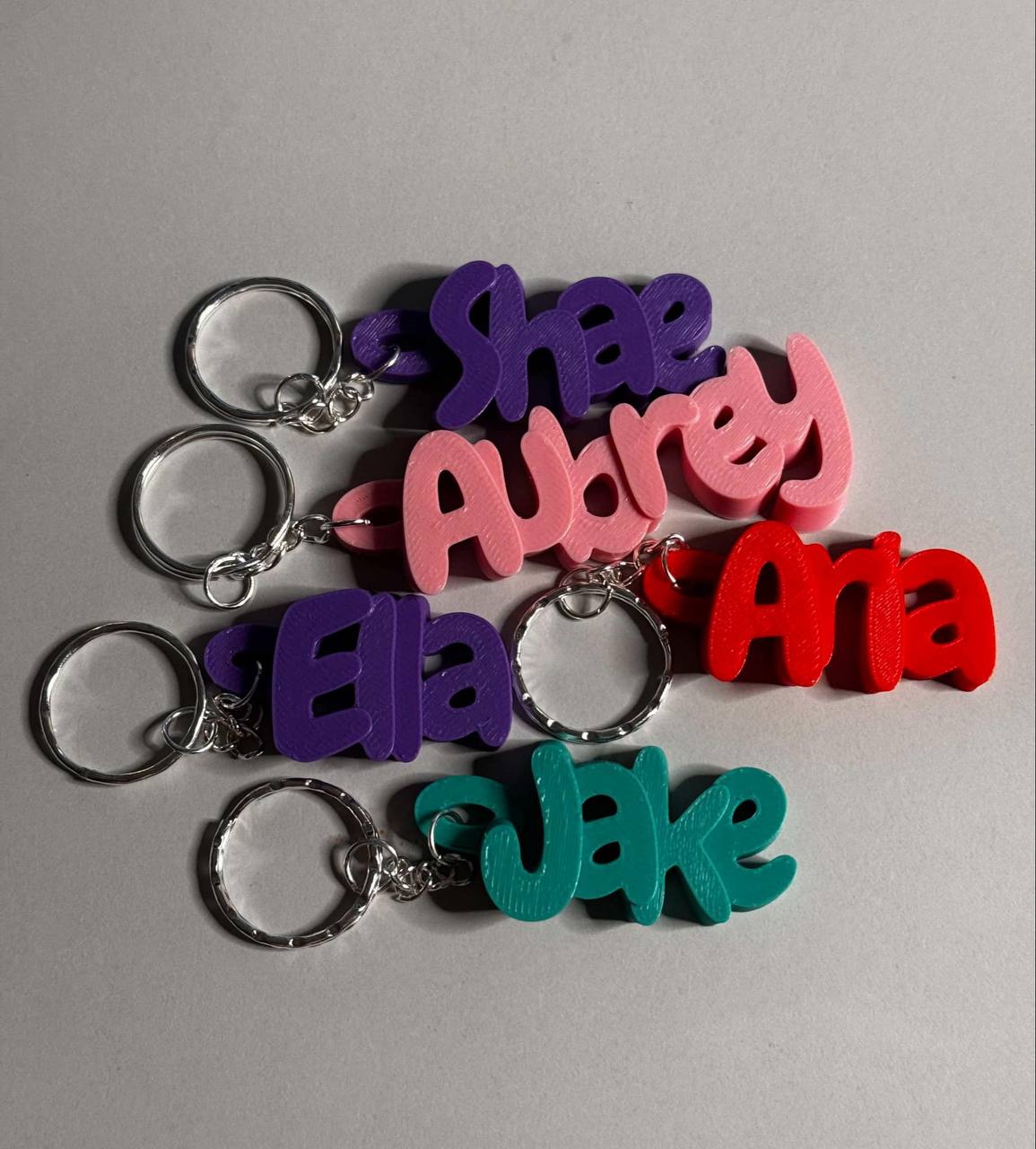 Custom named keychains