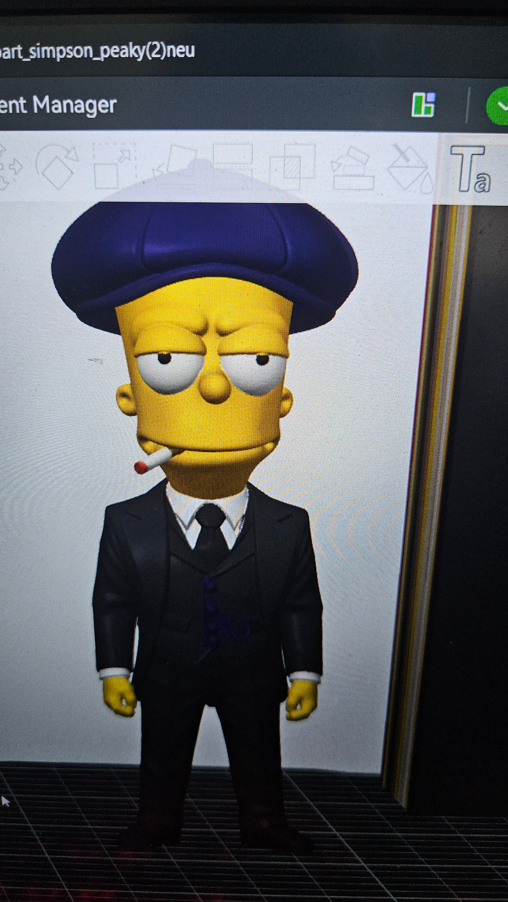 Peaky Blinders Bart Simpson
