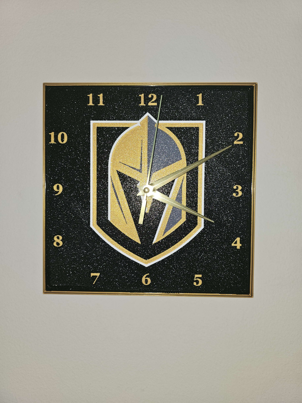 Vegas Golden Knights Clock Face